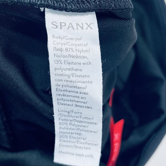 Spanx Leggins Size S Women’s Moto Faux Leather High Rise Black - Picture 11 of 14